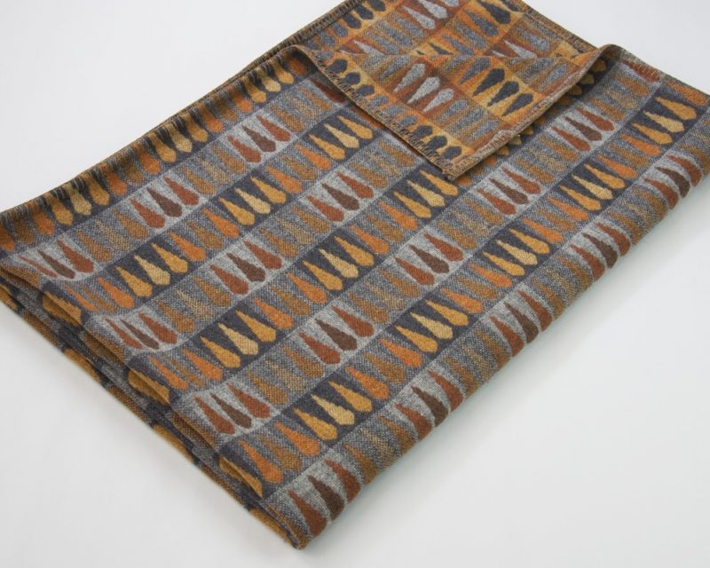 Chalk Woven Merino Lambswool Throw Fern - Radical Living