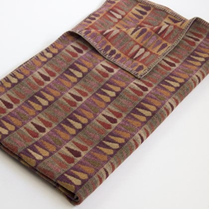 Chalk Woven Merino Lambswool Throw Fern - Radical Living