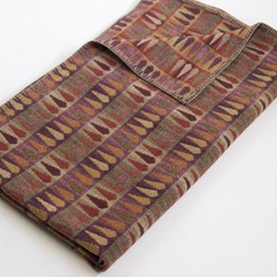 Chalk Woven Merino Lambswool Throw Fern - Radical Living