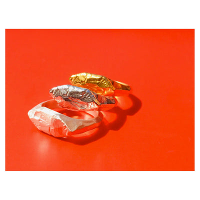 Sharlala Jewellery Flint Ring Gold vermeil - radical Giving