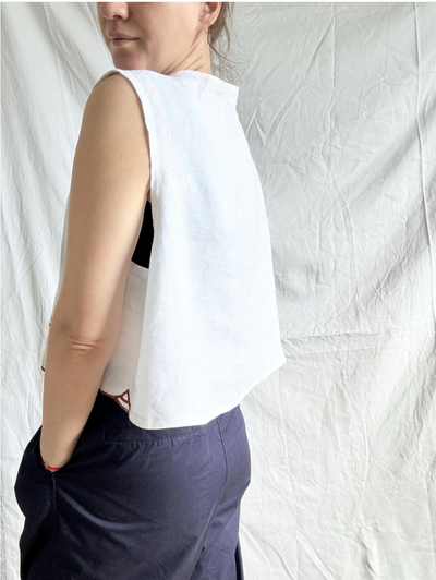 Frea Vintage Reworked Multi Floral Embroidered Top - Radical Living 