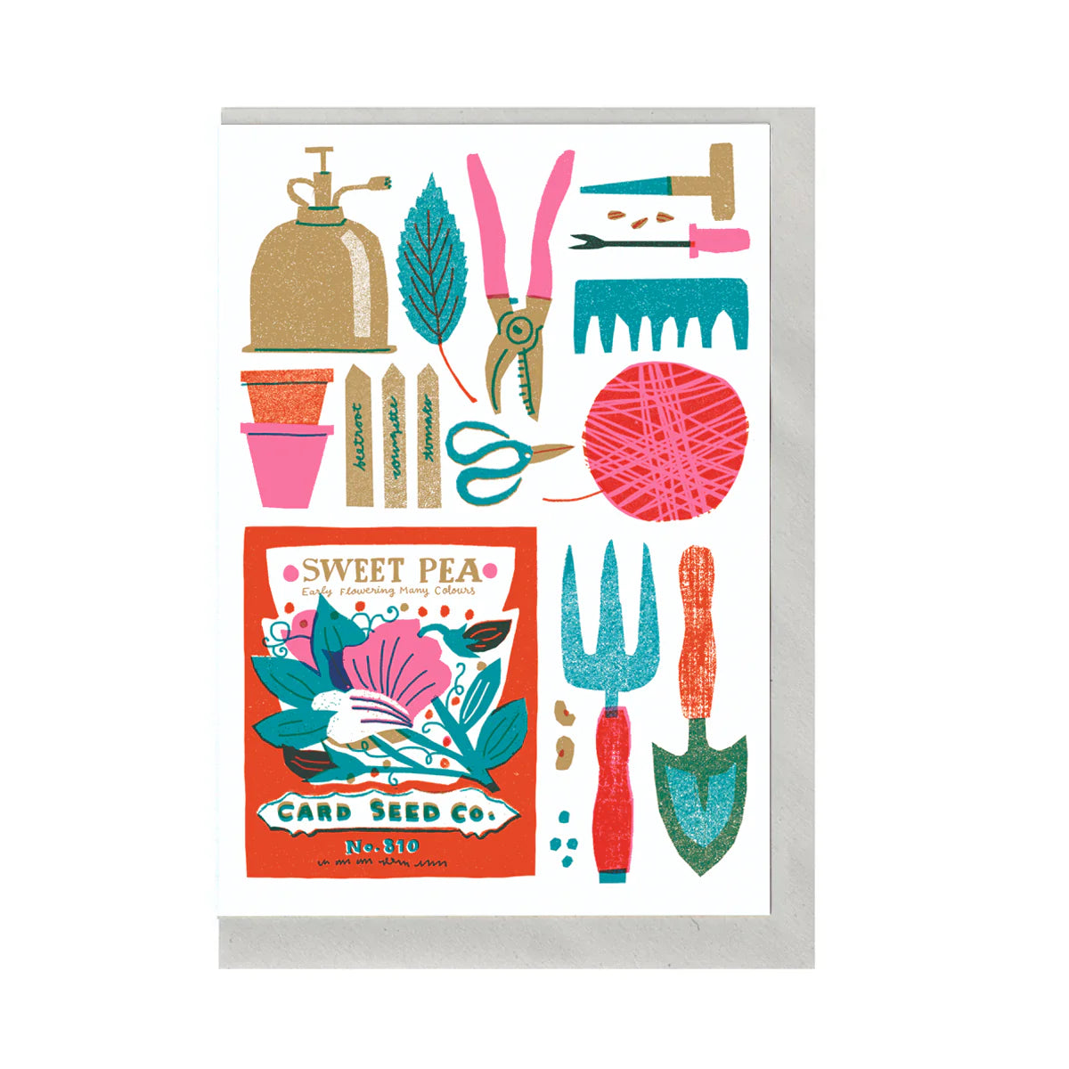 The Printed Peanut Gardener Collection A6 Card