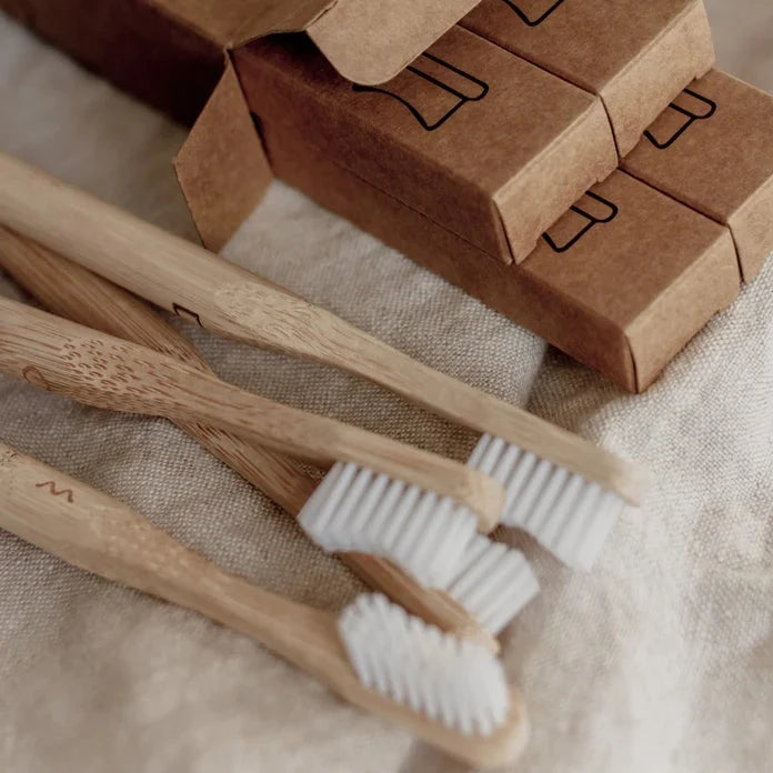 Goldrick Bamboo Toothbrush Adult 4 Pack - Radical Living