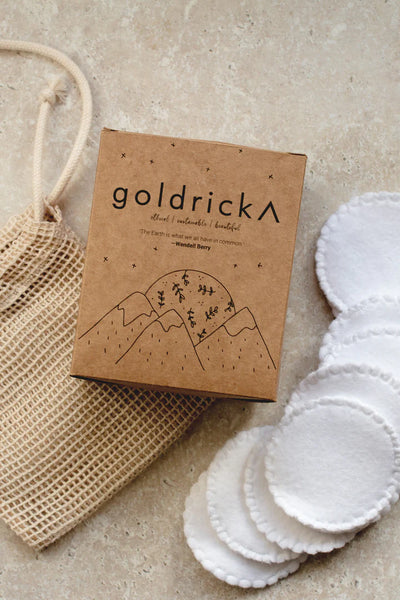 Goldrick Organic Cotton Rounds Set of 10 - Radical Living