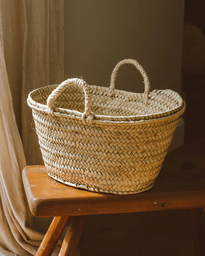 Goldrick Small Vegan Palm Leaf Basket - Radical Living