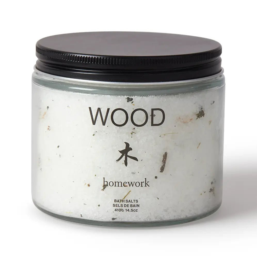 Relaxing Homework Wood Bath Salts for Soothing Bath Time – Radical Living