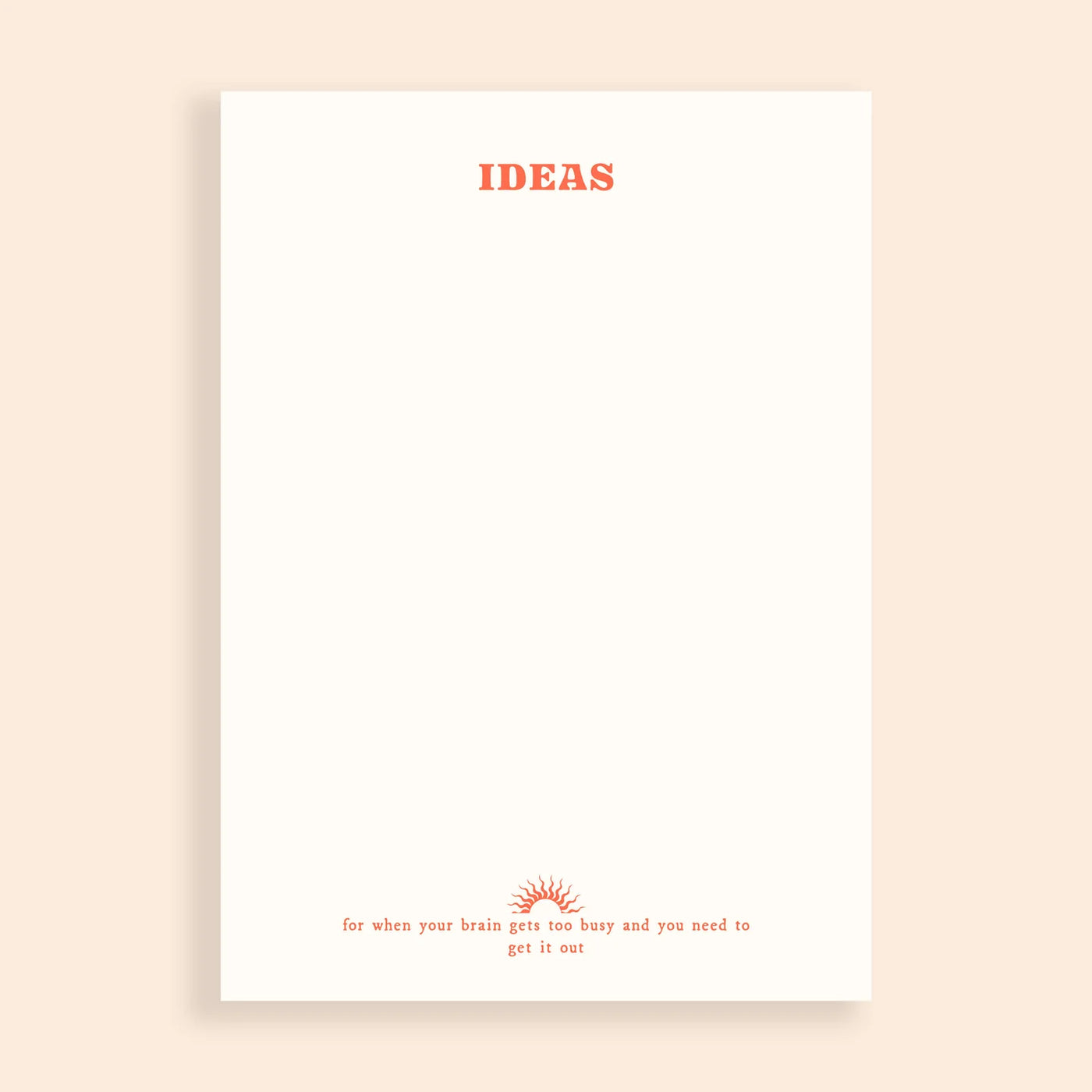 Lately Studio A6 Ideas Notepad - Radical Giving