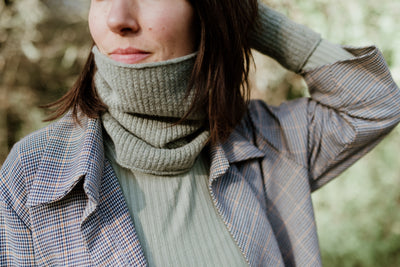 Knitted Lambswool Snood  - Radical Giving