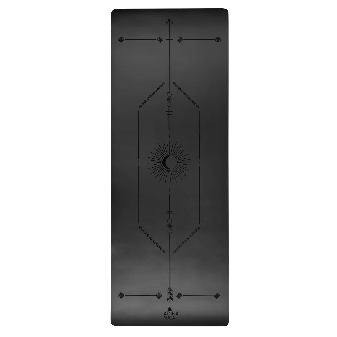 Ladina Yoga Travel Mat Warrior Black