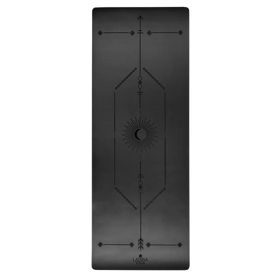 Ladina Yoga Travel Mat Warrior Black