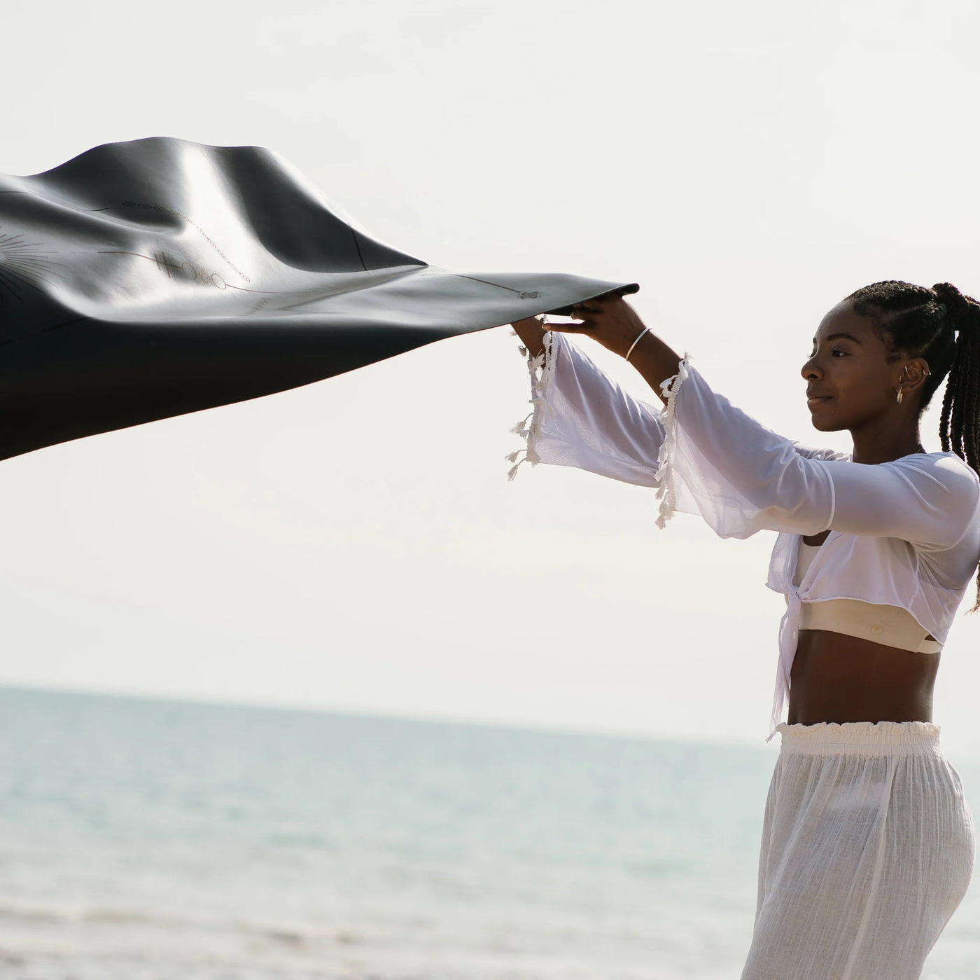 Ladina Yoga Travel Mat Warrior Black
