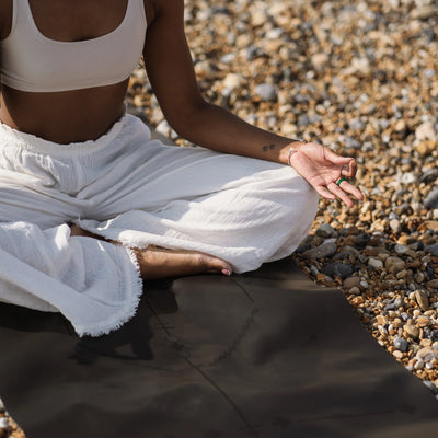 Ladina Yoga Travel Mat Warrior Black
