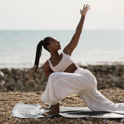 Ladina Yoga Travel Mat Warrior Black - Radical Living
