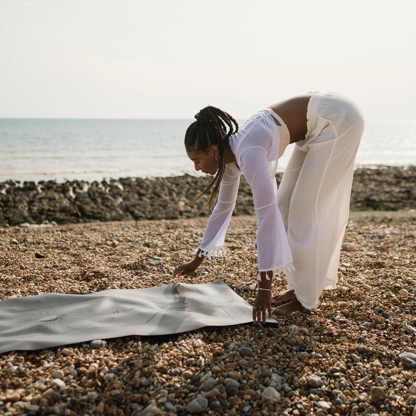 Ladina Yoga Travel Mat Warrior Black - Radical Living