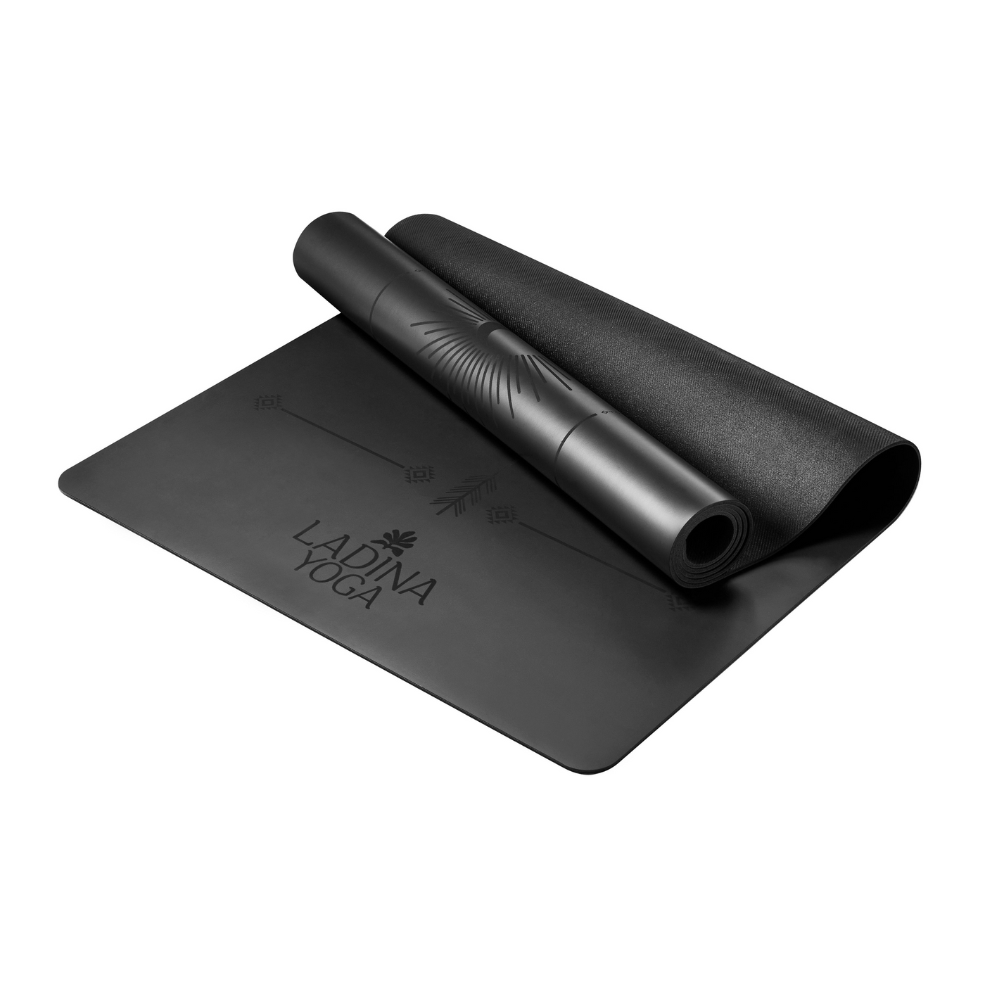 Ladina Yoga Warrior Black Yoga Mat - Radical Living