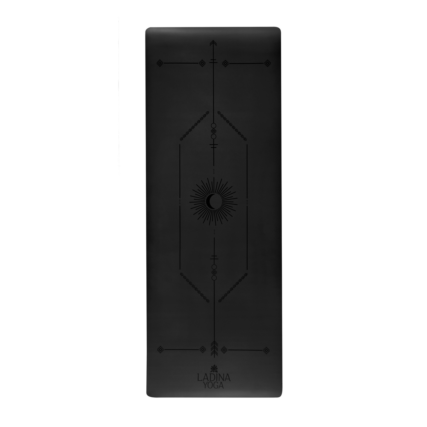 Ladina Yoga Warrior Black Yoga Mat - Radical Living