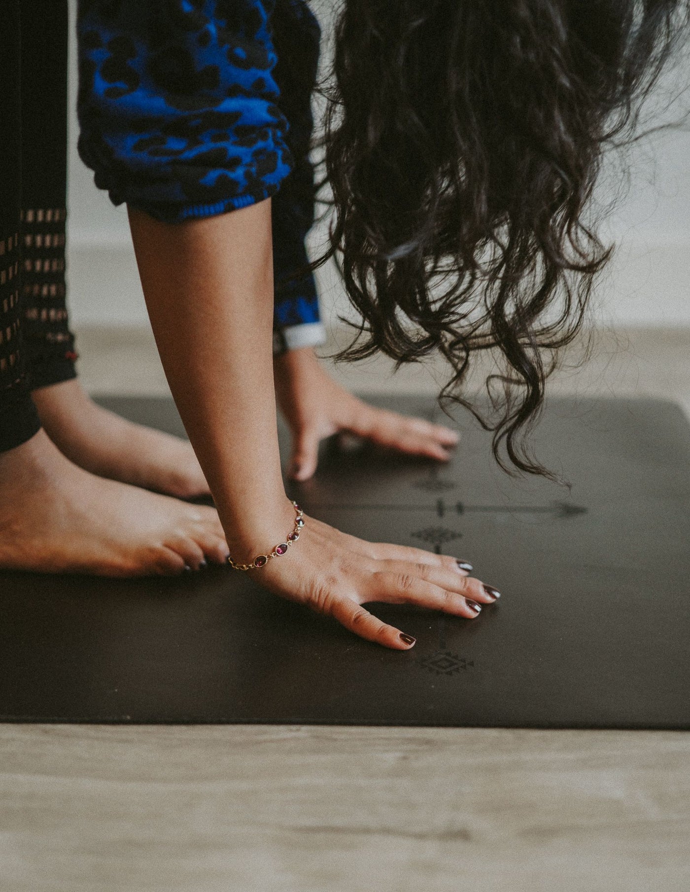 Ladina Yoga Warrior Black Yoga Mat - Radical Living