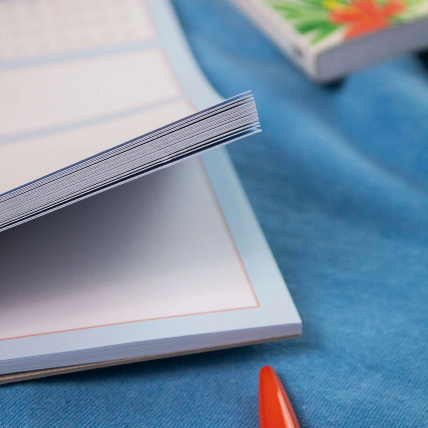 Lately Studio A5 Blue Wiggle Daily Desk Pad - Radical Living
