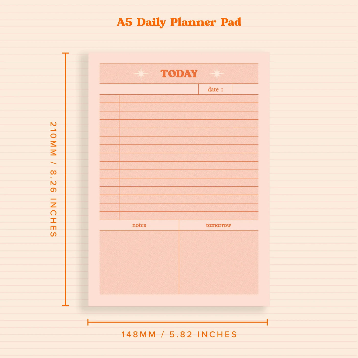 Lately Studio A5 Motel Daily Desk Pad - Radical Living