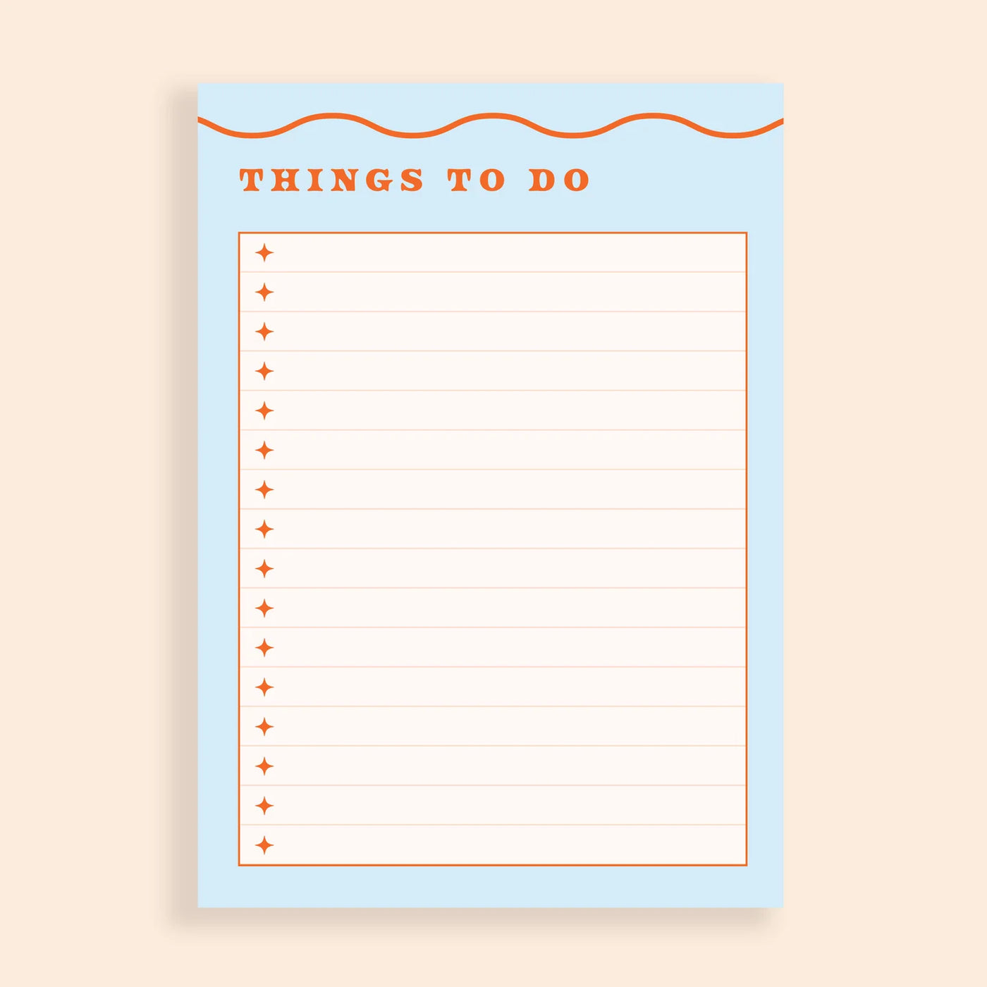 Lately Studio A6 Blue Wiggle Notepad - Radical Living