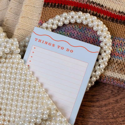 Lately Studio A6 Blue Wiggle Notepad - Radical Living