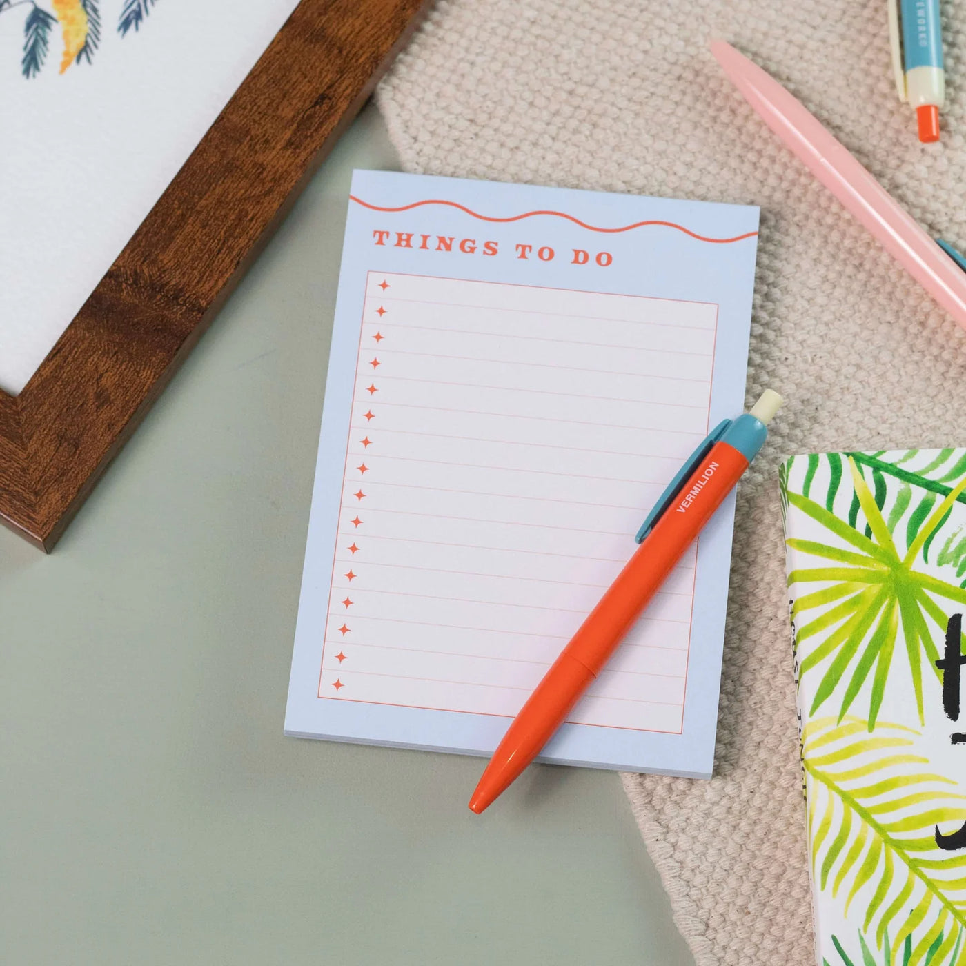 Lately Studio A6 Blue Wiggle Notepad - Radical Living