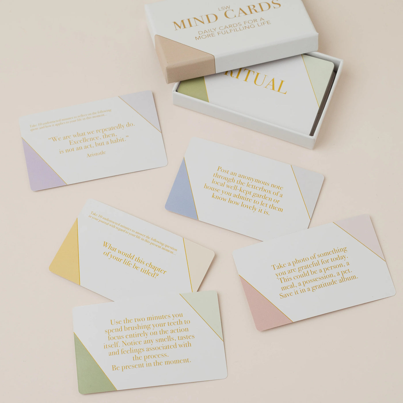 LSW London Mind Cards Daily Cards for a More Fulfilling Life