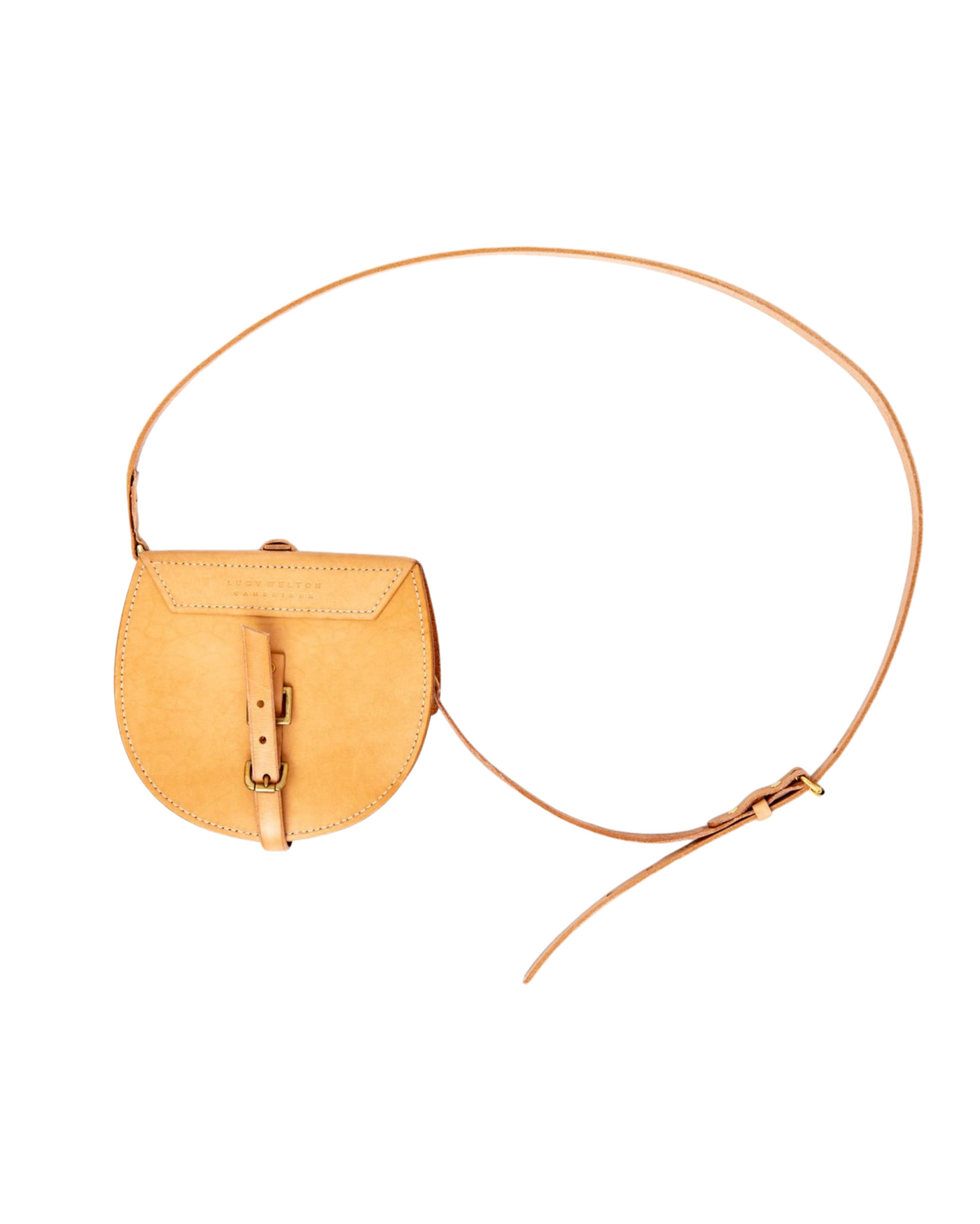 Lucy Welton Handmade Leather Small Satchel Tan