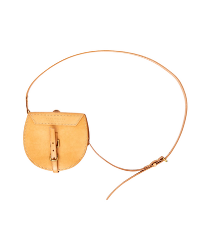 Lucy Welton Handmade Leather Small Satchel Tan