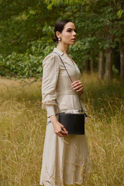 Lucy Welton Handmade Leather Luna Bag Black