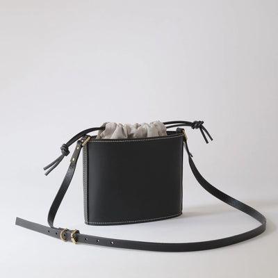 Lucy Welton Handmade Leather Luna Bag Black