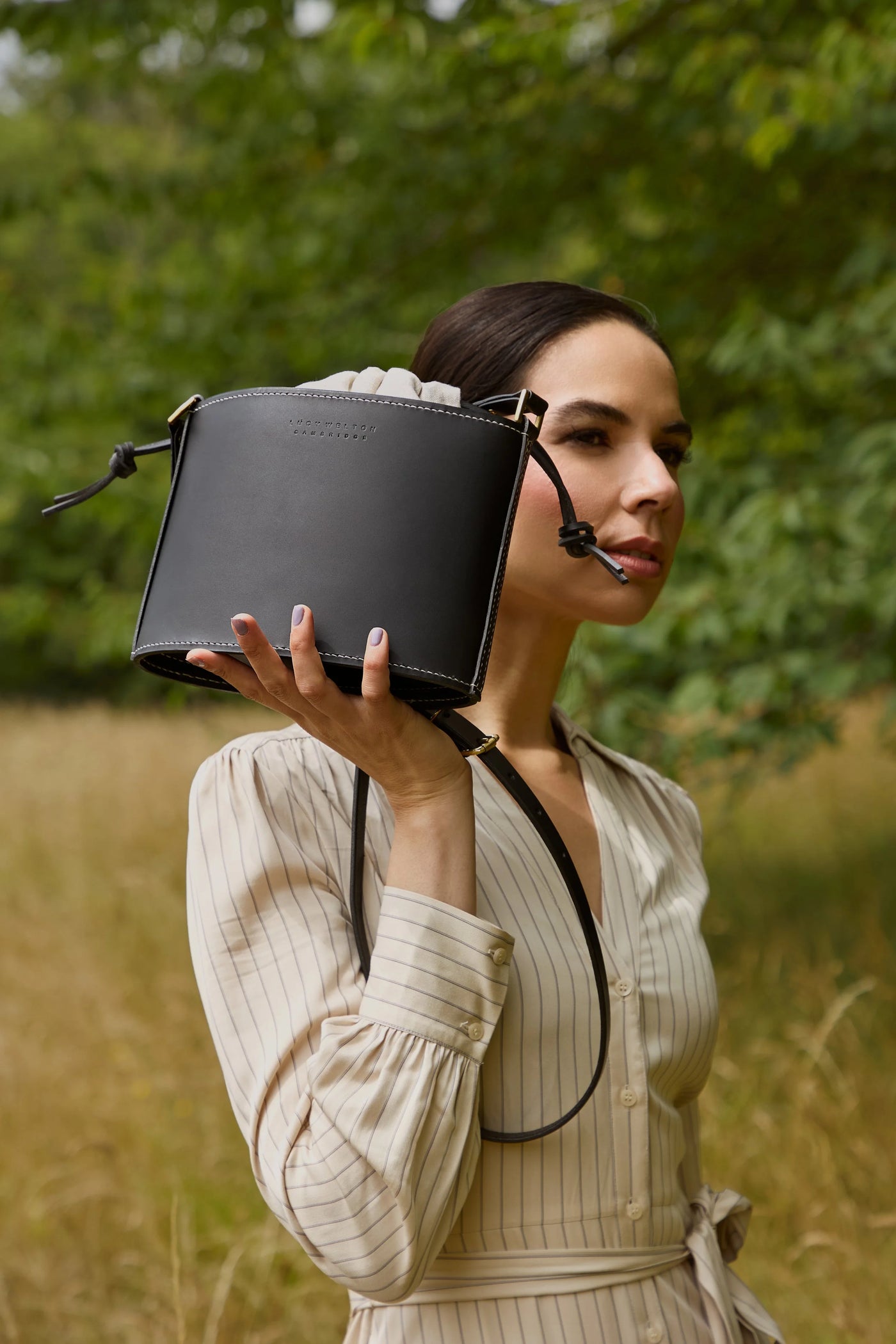 Lucy Welton Handmade Leather Luna Bag Black