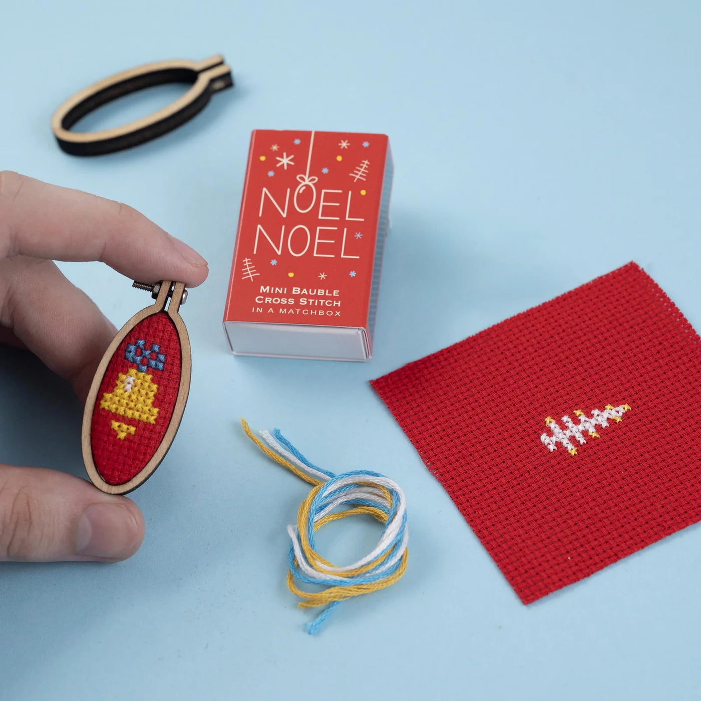 Marvling Bros LTD Make Your Own Christmas Bauble Noel Cross Stitch Kit