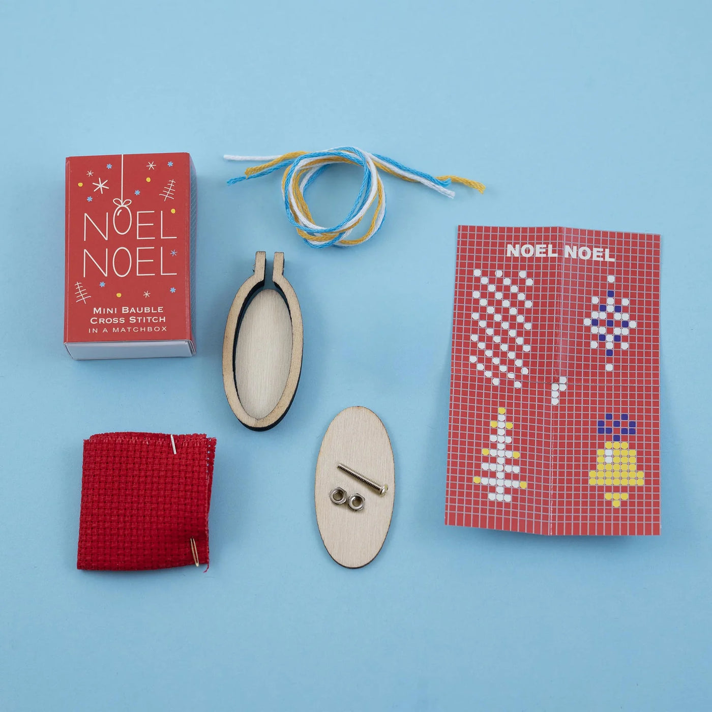 Marvling Bros LTD Make Your Own Christmas Bauble Noel Cross Stitch Kit