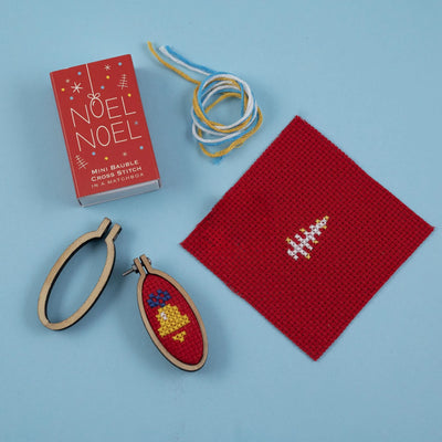 Marvling Bros LTD Make Your Own Christmas Bauble Noel Cross Stitch Kit