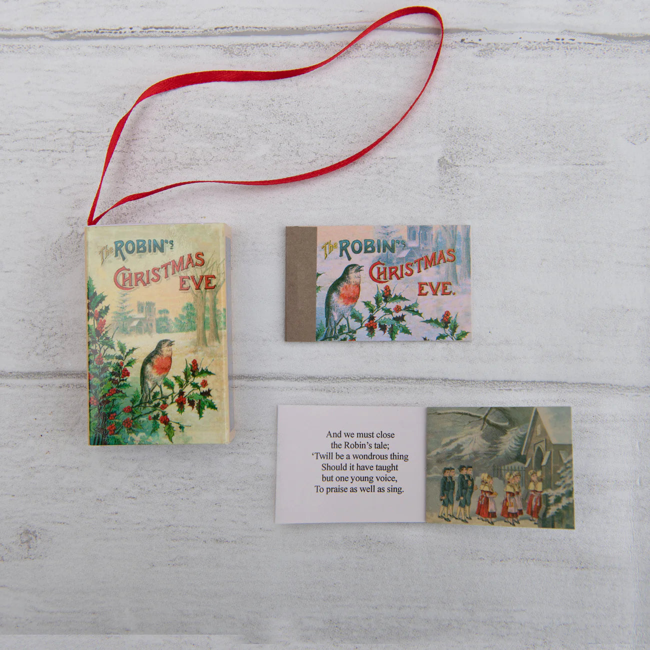 Marvling Bros LTD Tree Decoration Christmas Robin Victorian Poem
