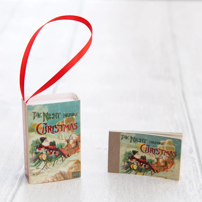 Marvling Bros LTD Tree Decoration 'Twas The Night Before Christmas' Victorian Poem