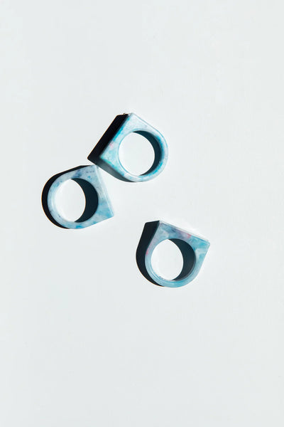 Müll Club Recycled Ring Blue Skies - Radical Living