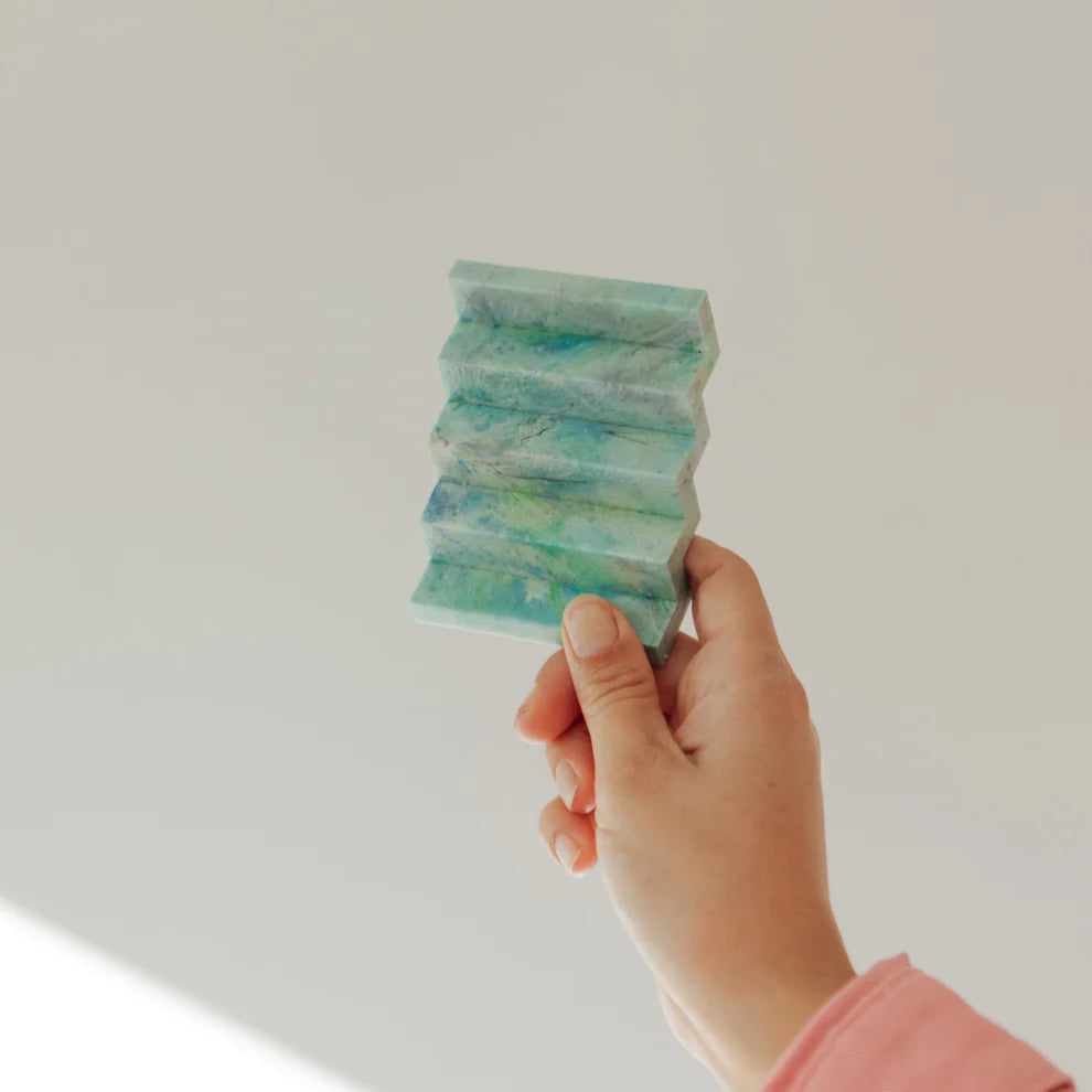 Müll Club Zig Zag Recycled Soap Dish Salthouse - Radical Living