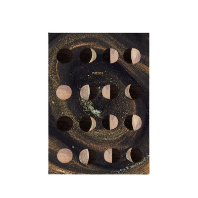 Nikki Strange Golden Flow Moon Phases Notebook - Radical Living