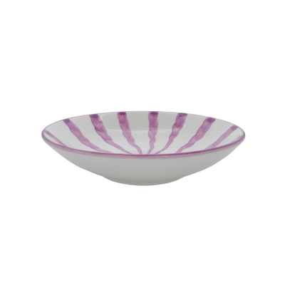 Woven Rosa Hand painted Wave Pasta Bowl Sorbet - Radical Living 