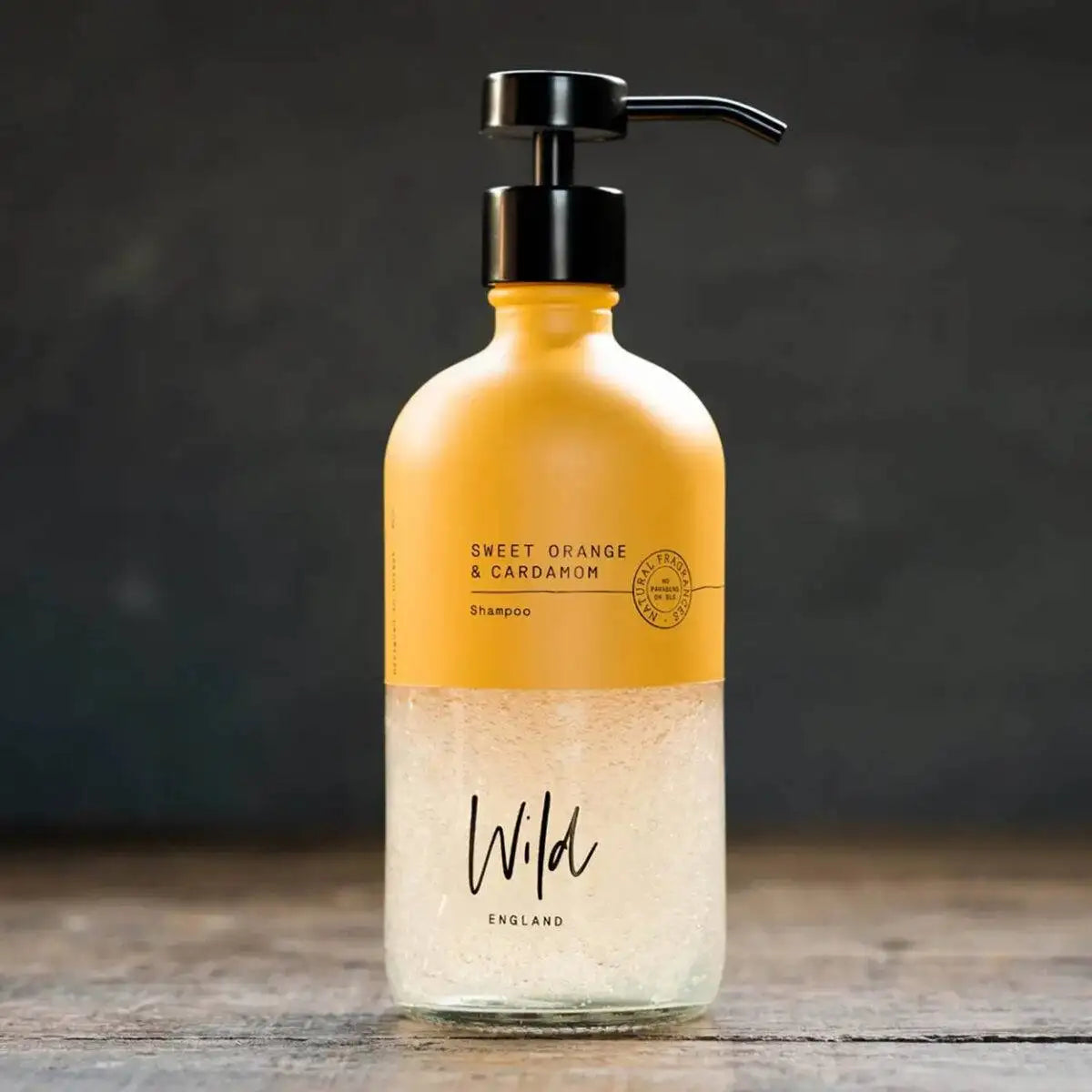 Wild England Sweet Orange and Cardamom Shampoo 500ml - Radical Living
