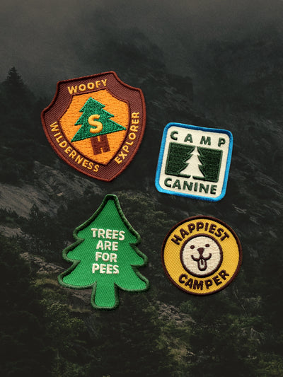 Scouts Honour Trees are For Pees Iron-on Patch for Dogs - Radical Living 