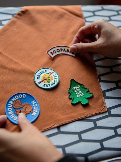 Scouts Honour Trees are For Pees Iron-on Patch for Dogs - Radical Living 