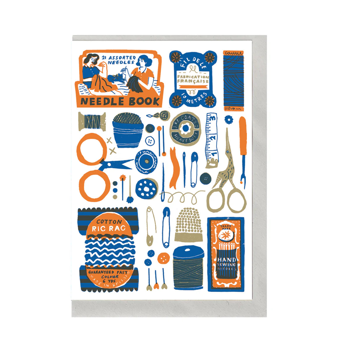 The Printed Peanut Sewing Collection A6 Card