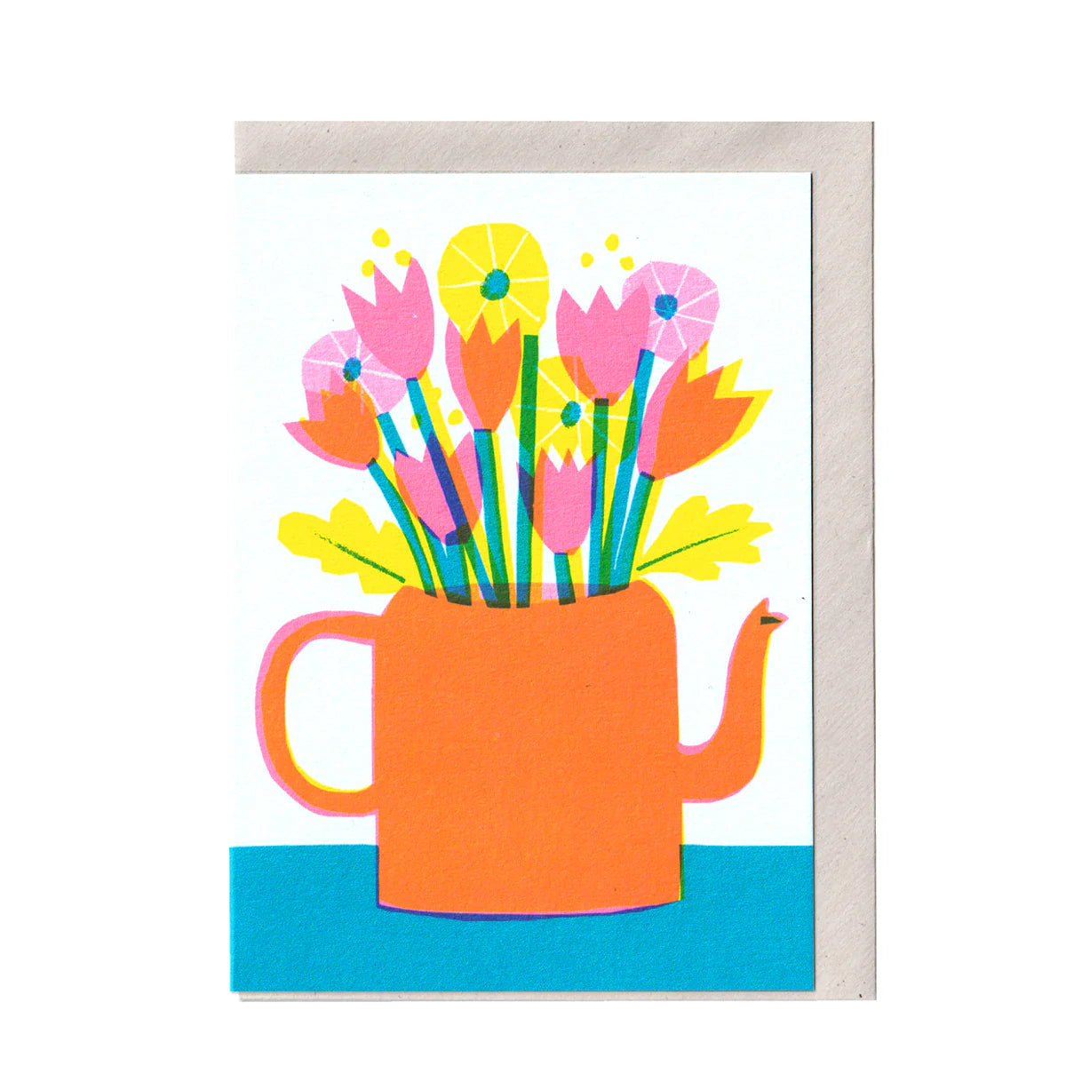 The Printed Peanut Teapot Card - Radical Living