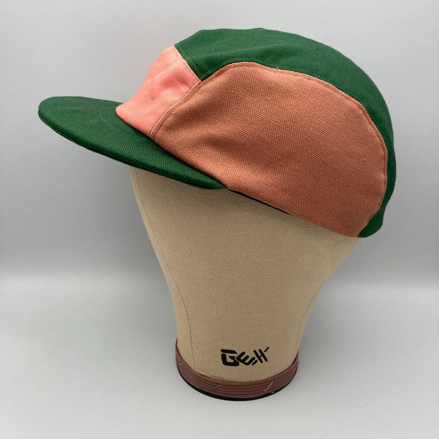 The Capalog Green, Flamingo, Mustard & Sandstone Panel Cap