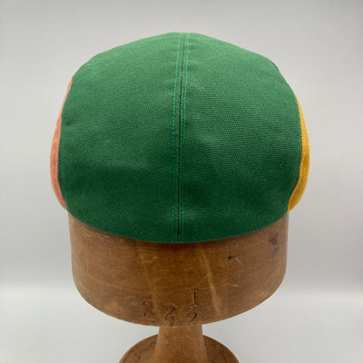 The Capalog Green, Flamingo, Mustard & Sandstone Panel Cap