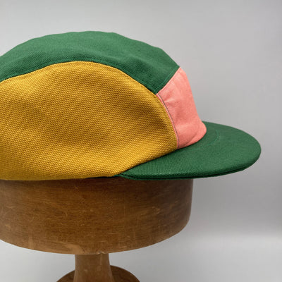 The Capalog Green, Flamingo, Mustard & Sandstone Panel Cap