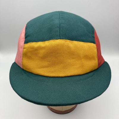 The Capalog Teal, Mustard, Rose & Madder Panel Cap